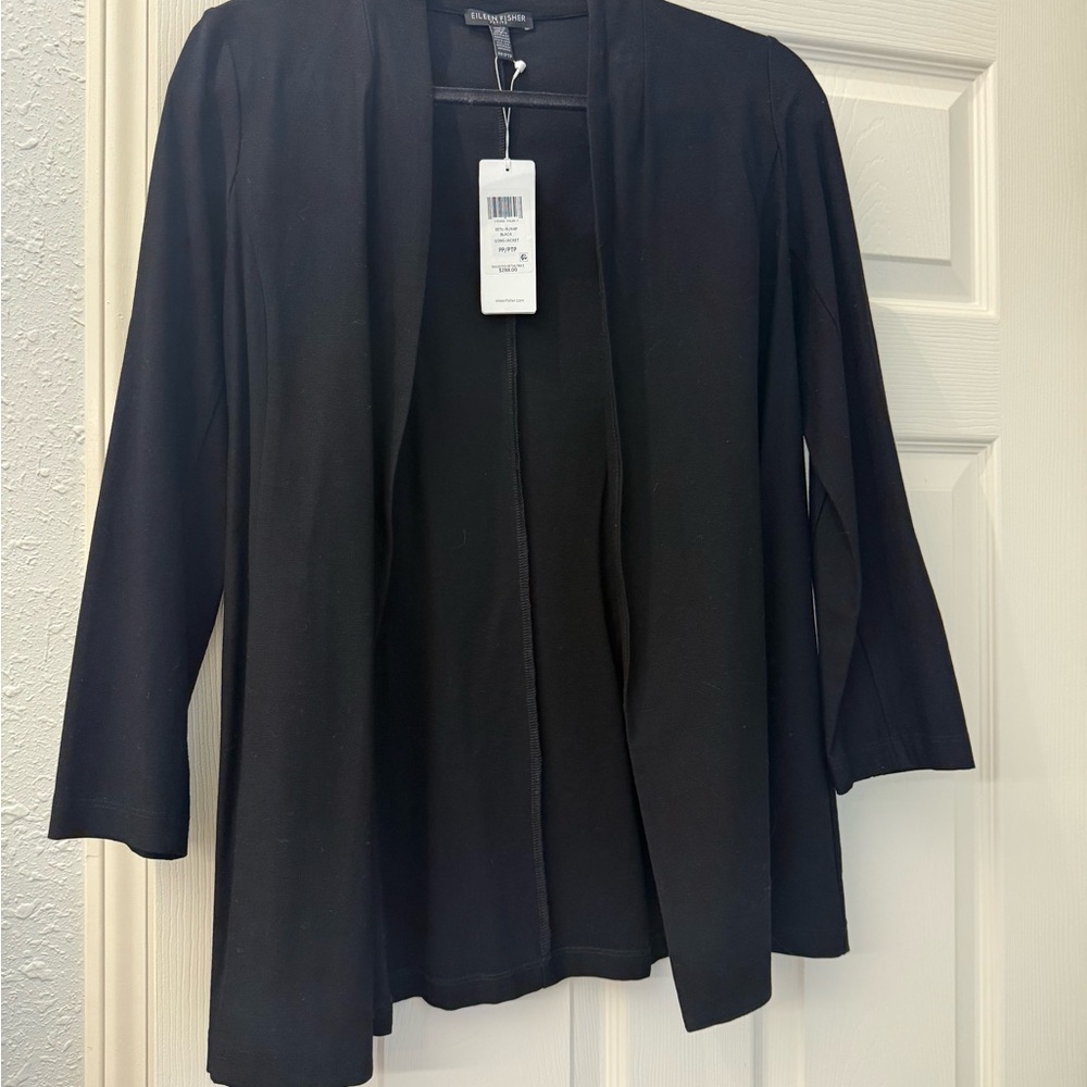 Eileen Fisher Classic Black Blazer